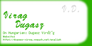 virag dugasz business card